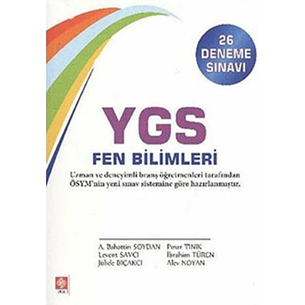 Ygs Fen Bilimleri (26 Deneme Sınavı) Komisyon