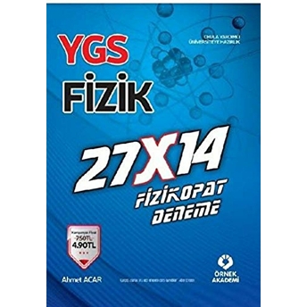 Ygs Fizik 27X14 Fizikopat Ahmet Acar