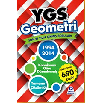 Ygs Geometri Son 21 Yılın Çıkmış Soruları 1994 - 2014 Kolektif