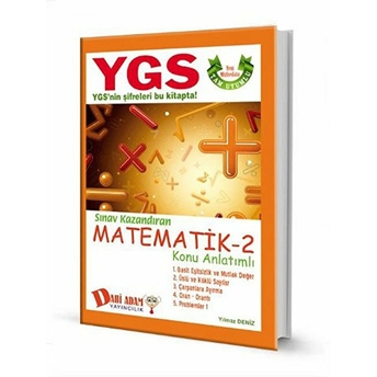 Ygs Matematik 2 Konu Anlatımı Yılmaz Deniz