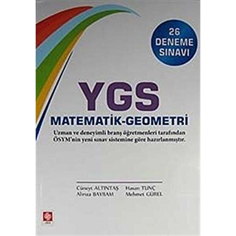 Ygs Matematik-Geometri (26 Deneme Sınavı) Alirıza Bayram