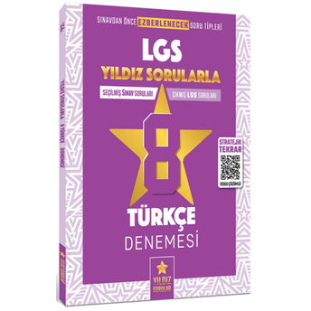 Yıldız Sorular 8. Sınıf Lgs Türkçe 8 Deneme Video Çözümlü Komisyon