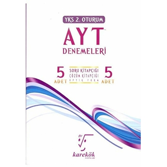 Yks 2. Oturum Ayt Denemeleri Kolektif