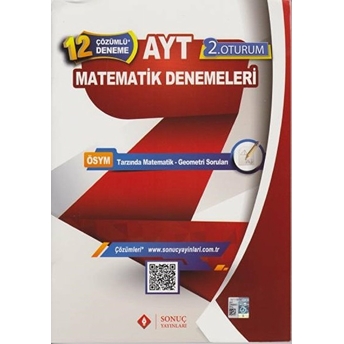 Yks 2. Oturum Ayt Matematik Geometri Çözümlü 12 Deneme Kolektif