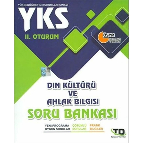 Yks 2.Oturum Din Kültürü Ve Ahlak Bilgisi Soru