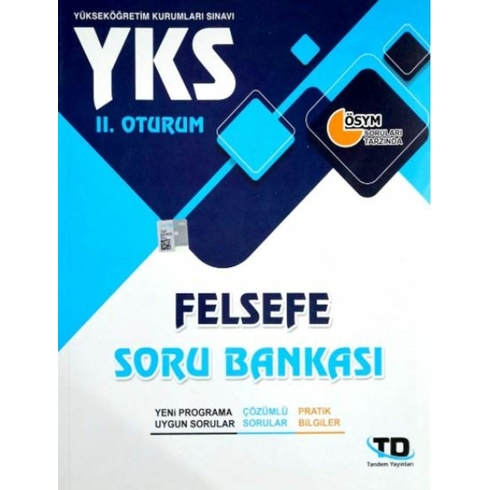 Yks 2.Oturum Felsefe Soru Bankası