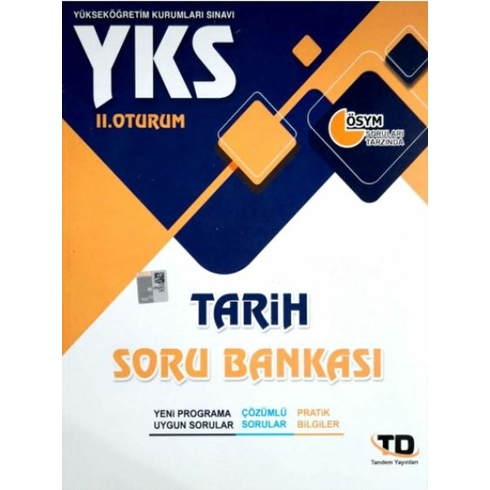 Yks 2. Oturum Tarih Soru Bankası Kolektif