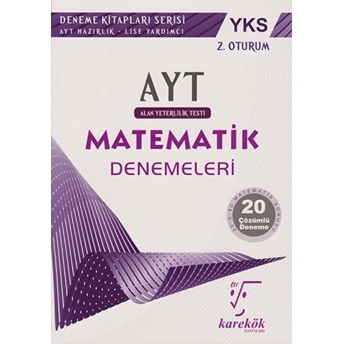 Yks Ayt 2. Oturum 20 Çözümlü Matematik Denemeleri H. Buğdayoğlu