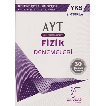 Yks Ayt 2. Oturum 30 Çözümlü Fizik Denemeleri Alper Öztunç