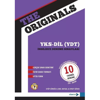 Yks Dil Ydt The Originals 10 Fasikül Deneme Anıl Baysal