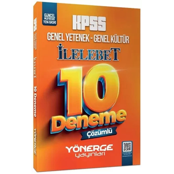 Yönerge Yayınları Kpss Genel Yetenek Genel Kültür Ilelebet 10 Deneme Çözümlü Komisyon