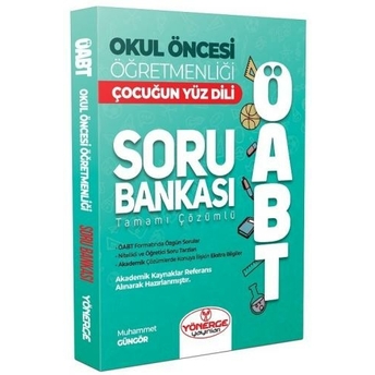 Yönerge Yayınları Öabt Okul Öncesi Öğretmenliği Çocuğun Yüz Dili Soru Bankası Çözümlü Muhammet Güngör