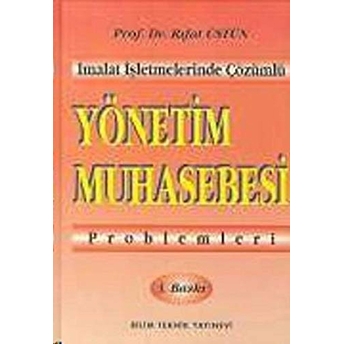 Yönetim Muhasebesi Problemleri-Rıfat Üstün