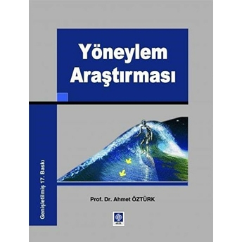 Yöneylem Araştırması Ahmet Öztürk