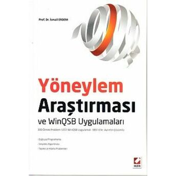 Yöneylem Araştırması Ve Winqsb Uygulamaları Ismail Erdem