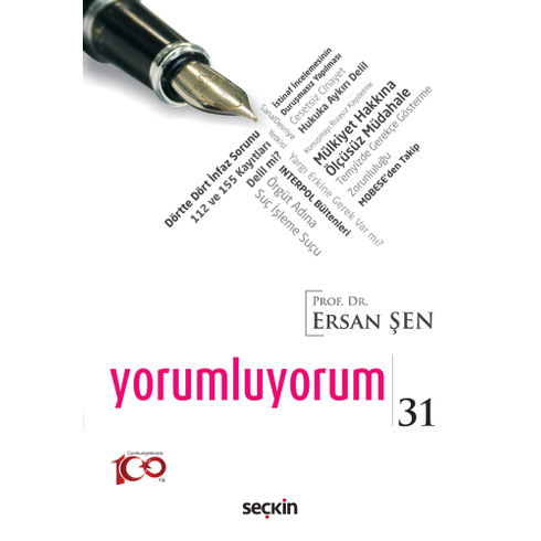 Yorumluyorum – 31 Ersan Şen