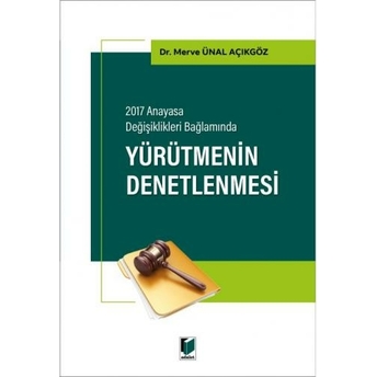 Yürütmenin Denetlenmesi Merve Ünal Açıkgöz