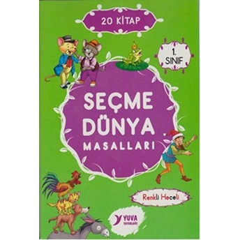 Yuva 1. Sınıf Seçme Dünya Masalları 20 Kitap Düz Yazılı