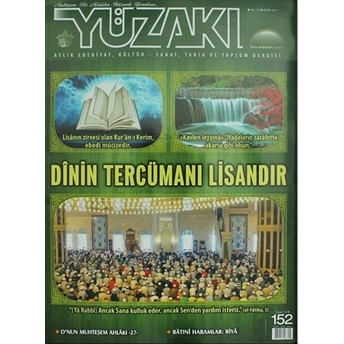 Yüzakı Aylık Edebiyat Kültür Sanat Tarih Ve Toplum Dergisi Sayı: 152 Ekim 2017 Kolektif