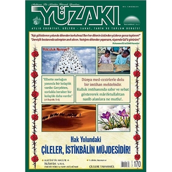 Yüzakı Aylık Edebiyat, Kültür, Sanat, Tarih Ve Toplum Dergisi Sayı: 170 Nisan 2019 Kolektif