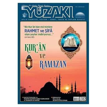 Yüzakı Aylık Edebiyat, Kültür - Sanat, Tarih Ve Toplum Dergisi Sayı: 182 Nisan 2020 Kolektif