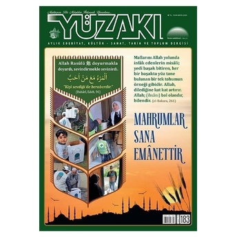 Yüzakı Aylık Edebiyat, Kültür - Sanat, Tarih Ve Toplum Dergisi Sayı: 183 Mayıs 2020 Kolektif