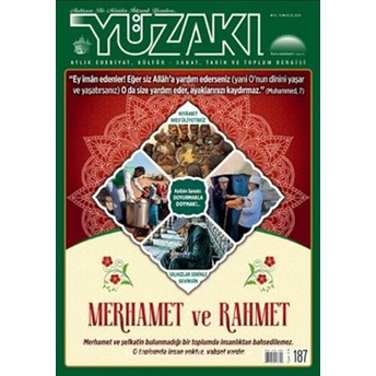 Yüzakı Aylık Edebiyat, Kültür, Sanat, Tarih Ve Toplum Dergisi Sayı: 187 Eylül 2020 Kolektif