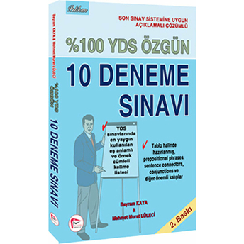 Yüzde 100 Yds Özgün 10 Deneme Sınavı 2016 Bayram Kaya