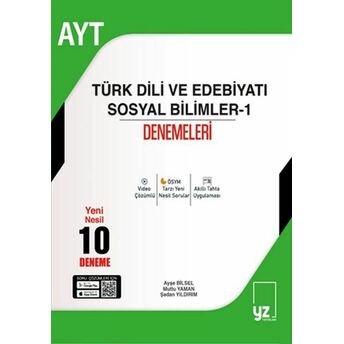 Yz Yayınları 2022 Ayt Türk Dili Ve Edebiyatı Sosyal Bilimler 10 Deneme Komisyon