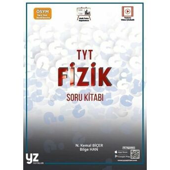 Yz Yayınları Tyt Fizik Soru Kitabı Bilge Han N. Kemal Biçer