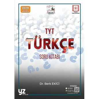 Yz Yayınları Tyt Türkçe Soru Kitabı Berk Ekici