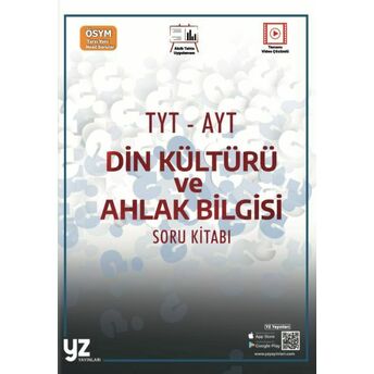 Yz Yayınları Yks Tyt - Ayt Din Kültürü Ve Ahlak Bilgisi Soru Kitabı Fatih Onüç