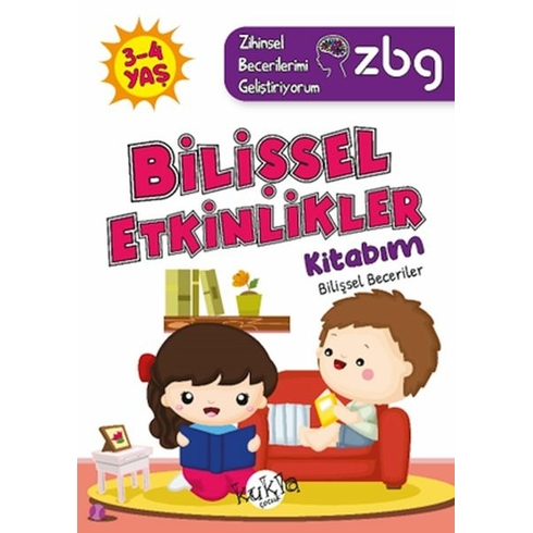 Zbg 3-4 Yaş Bilişsel Etkinlikler Kitabım Buçe Dayı