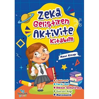 Zeka Geliştiren Aktivite Kitabım - Mavi Kitap Kolektıf