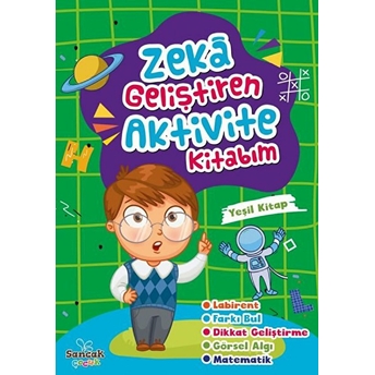 Zeka Geliştiren Aktivite Kitabım - Yeşil Kitap Kolektıf