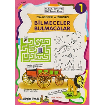 Zeka Geliştirici Ve Eğlendirici Bilmeceler Bulmacalar (10 Kitap Takım) Mürşide Uysal