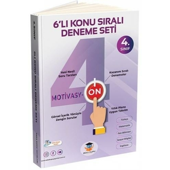 Zeka Küpü Yayınları 4. Sınıf 6'Lı Konu Sıralı Motivasyon Deneme Seti Komisyon