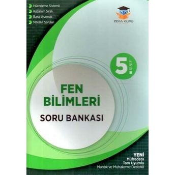 Zeka Küpü Yayınları 5. Sınıf Fen Bilimleri Soru Bankası Komisyon