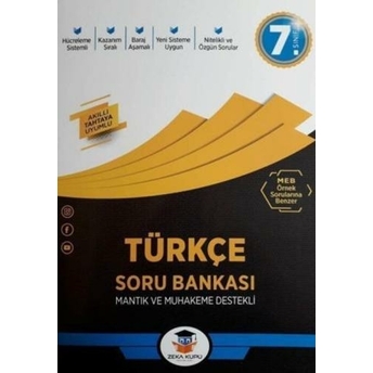 Zeka Küpü Yayınları 7. Sınıf Türkçe Soru Bankası Komisyon