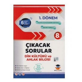 Zeka Küpü Yayınları 8. Sınıf 1. Dönem Din Kültürü Ve Ahlak Bilgisi Çıkacak Sorular Soru Bankası Komisyon