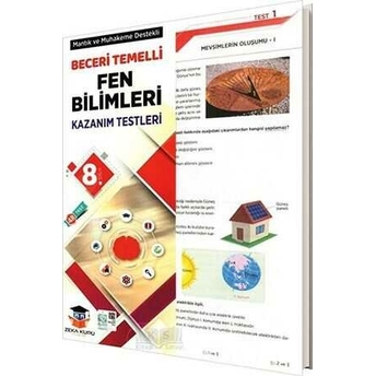 Zeka Küpü Yayınları 8. Sınıf Fen Bilimleri Beceri Temelli Kazanım Testleri Komisyon