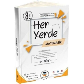 Zeka Küpü Yayınları 8. Sınıf Her Yerde Matematik 51 Föy Komisyon