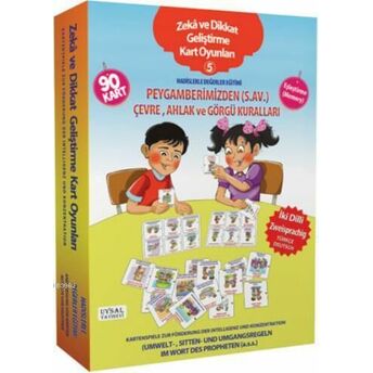 Zeka Ve Dikkat Geliş. Kart Oyunları -5- Hadislerle Değerler Eğitimi; (2 Dilli Türkçe Ve Almanca)(2 Dilli Türkçe Ve Almanca)