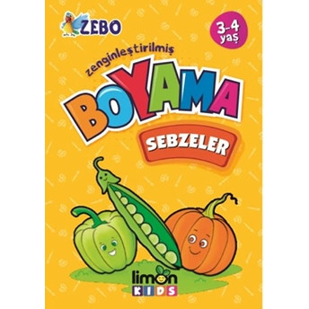 Zenginleştirilmiş Boyama Sebzeler 3-4 Yaş Kolektıf