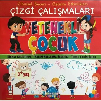 Zihinsel Beceri Gelişim Etkinlikleri Çizgi Çalışmaları Yetenekli Çocuk 3