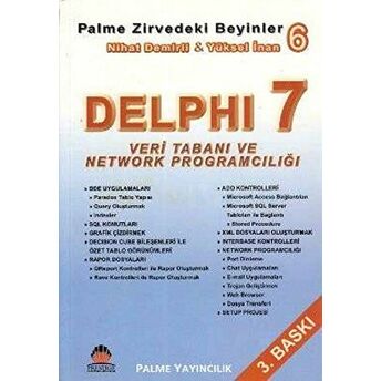 Zirvedeki Beyinler 6 / Delphi 7 V. Tab Ve Network Programcılığı Nihat Demirli