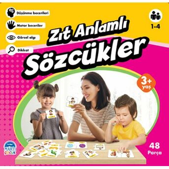 Zıt Anlamlı Sözcükler - Eğitici Yapboz - 48 Parça Kolektif