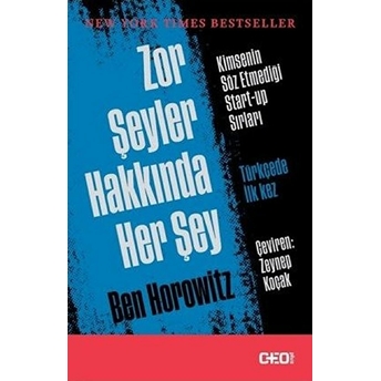 Zor Şeyler Hakkında Her Şey Ben Horowıtz